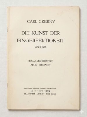 Giáo trình Czerny Op 740 luyện kỹ thuật ngón chuyên sâu cho học viên piano nâng cao