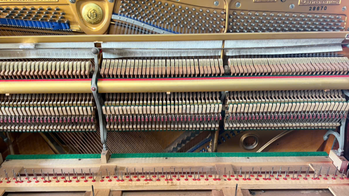 Cấu tạo bộ máy đàn piano cơ Yamaha – hệ thống búa đàn và phím được bảo hành tại Sky Music