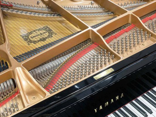 Phân bố dây bass và dây treble của Yamaha C5