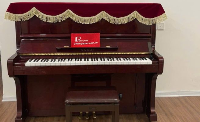 Đàn piano cơ Kawai nội địa Nhật phù hợp cho trẻ học piano giai đoạn đầu