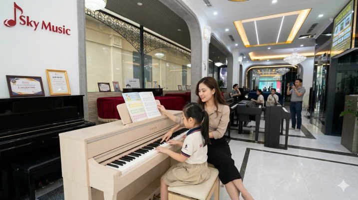 Các mẫu piano Yamaha với nhiều mức giá tại showroom Long Biên Hà Nội