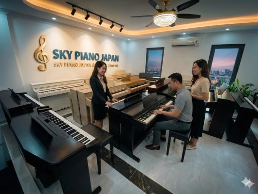 Showroom Piano Long Biên Hà Nội uy tín