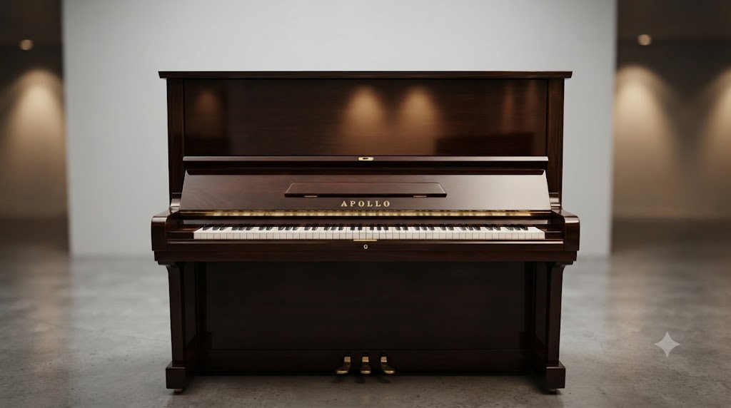 Piano co Apolo A136 Nhat bai gia 13 trieu Piano cơ Apolo A136 Nhật ãi giá 13 triệu