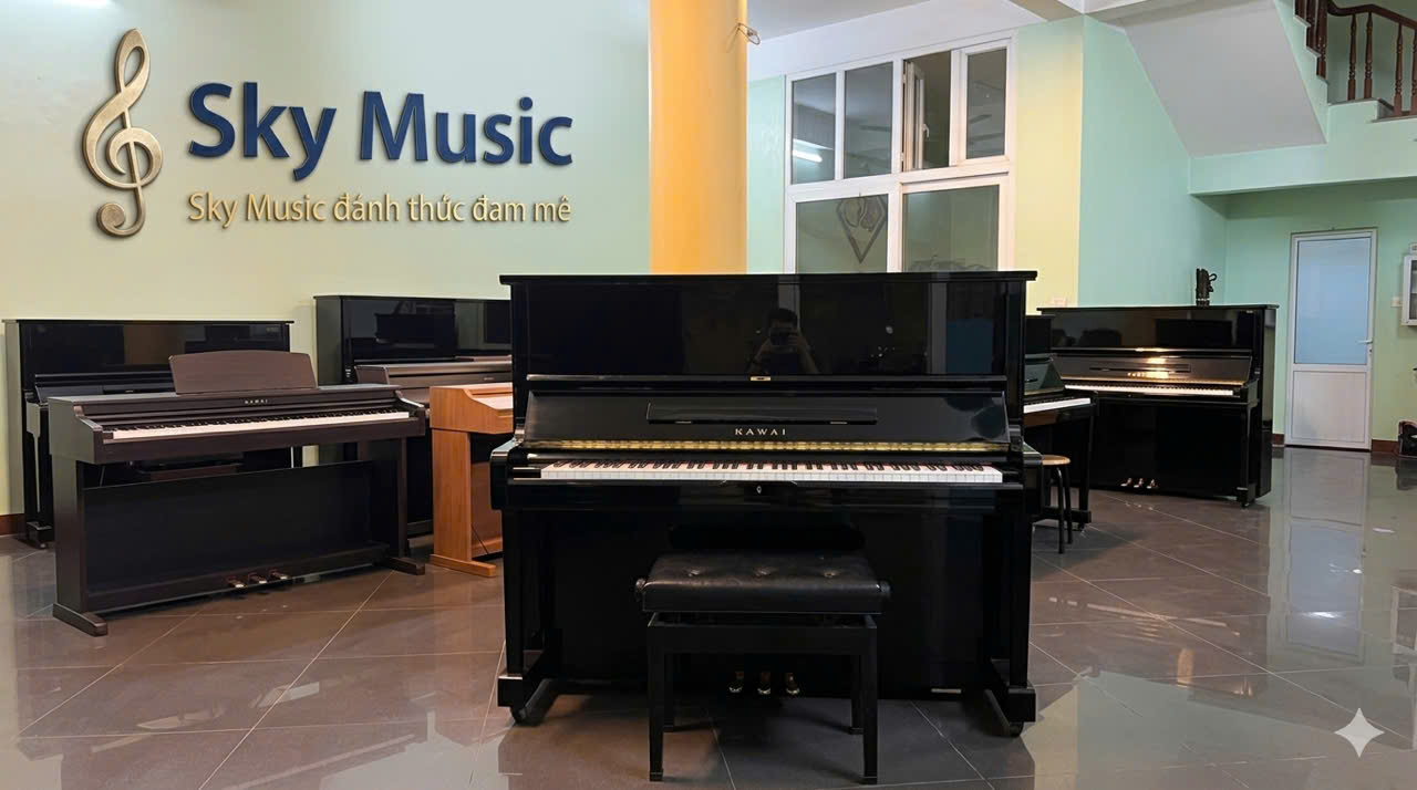 Review mua Piano tại Sky music Long biên