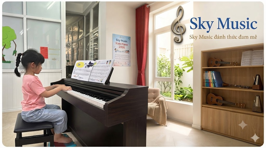 Review showroom Sky music Long biên
