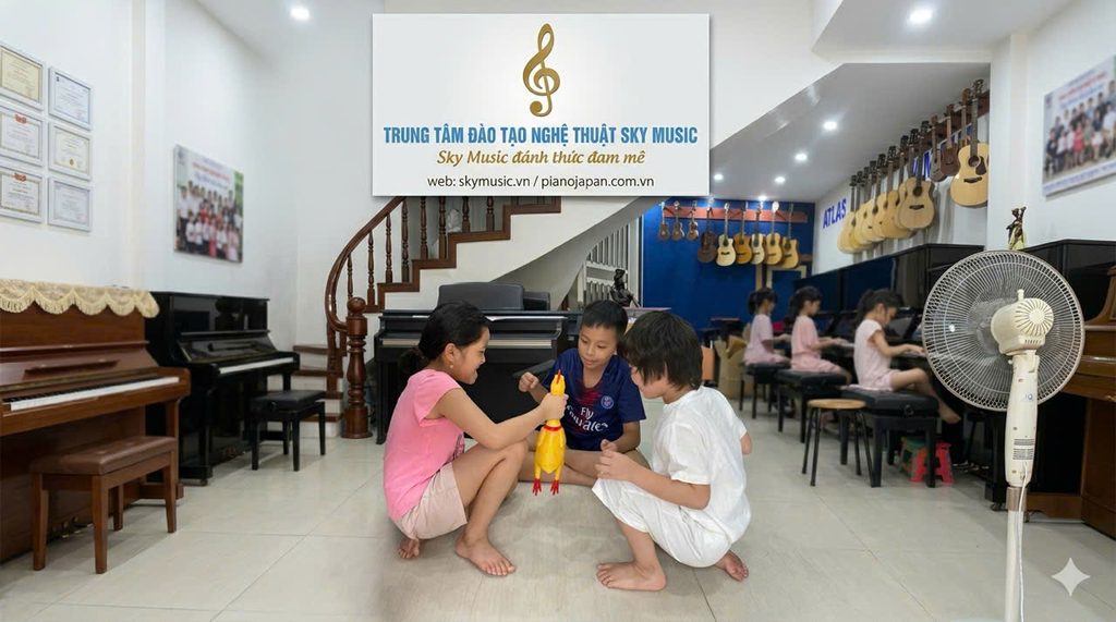 Xác định mục tiêu học piano trước khi bắt đầu Trao đổi về mục tiêu học piano cho trẻ em tại Sky Music